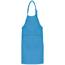 Merkloos Keukenschort / kliederschort/ kookschort/ knutselschort/ kinderschort   aqua blauw   Kinderen