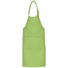 Merkloos Keukenschort / kliederschort/ kookschort/ knutselschort/ kinderschort   lime groen   Kinderen