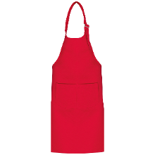 Merkloos Keukenschort / kliederschort/ kookschort/ knutselschort/ kinderschort   rood   Kinderen