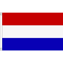 Merkloos Klein formaat supporters landen vlag Nederland   60 x 90 cm   Landen feestartikelen   polyester