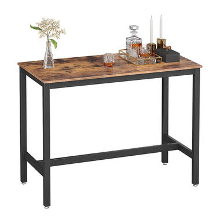 Merkloos Middelhoge bartafel   vintage   120x90x60 cm   vintage bruin