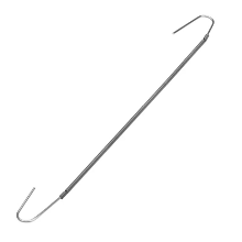 Merkloos Ophanghaak / hangdecoratie haak met spiraal   c haak   tot 15 cm   winkelinrichting etalagehaa