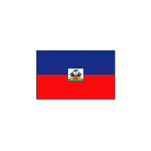 Merkloos Vlag Haiti   90 x 150 cm   landen thema   supporter/fan decoratie artikelen
