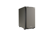Midi tower PC behuizing, Gaming behuizing BeQuiet Pure Base 500 Metallic, Grijs 2 voorgeÃ¯nstalleerde ventilators, Stoffilter, Geluidsdemping