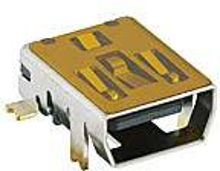Mini USB 2.0 Inbouwkoppeling type AB Bus, inbouw horizontaal 2486 02 VP3 2486 02 VP3 Lumberg 1 stuk(s)