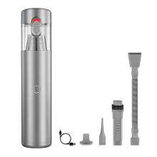 Mini Vacuum Cleaner & Air Purifier & Hand Pump 3 in 1 Cordless Handheld Vacuum Cleaner, 3 Types of Crevice Nozzles for C