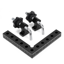 Mohoo 90° Positioneringssquares Aluminiumlegering L type Hoekklemmen voor Fotolijsten Kasten Dozen en Lades