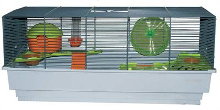 Montagna Dwerghamsterkooi Mignon 4 Antraciet/grijs #95;_66x35x29 Cm