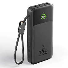 MOVESPEED MSP20 PD35W 20000mAh Krachtbank met geïntegreerde Type C kabel Batterij Digitale Weergave Externe Batterij Voe