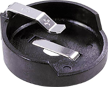 MPD BH1000G Knoopcelhouder 1x CR2477 Horizontaal, Doorsteekmontage THT (l x b x h) 30 x 28 x 18 mm