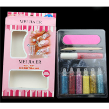 Nail Art Decoration Kit Set Colorful Power Color Random