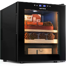NEEDONE Cigar Humidor 48L Pro Slim Smart Vochtigheid & Temperatuur Stille Automatische Regelingssysteem 2.0 Thermostatis