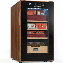 NEEDONE elektrisch sigarenhumidor 48L met verwarming en koeling stille controle thermostatische koelcabinet voor 350 stu