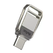 Netac US31 Type C & USB3.2 Flash Drive 128G/64G/32G Zinklegering Mini Portable Geheugen U Schijf voor PC Telefoon Projec