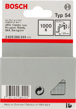 Niet Met Plat Draad Type 54, 12,9 X 1,25 X 14 Mm 1000 Stuks Bosch 2609200222