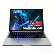 Ninkear A15 Pro 15,6 inch laptop AMD Ryzen 5 5500U 16GB DDR4 512GB SSD Windows 11 54.72Wh batterij WIFI 6 vingerafdrukon