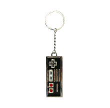 Nintendo Controller Enameled Metal Keychain