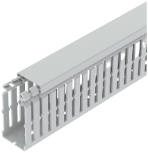 OBO Bettermann 6178552 Kabelgoot Bovenstuk (l x b x h) 2000 x 37.5 X 75 mm 1 stuk(s) Grijs