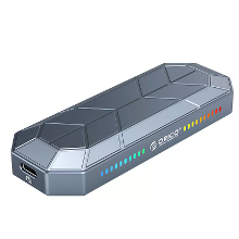 ORICO M2VG01 C3 RGB M.2 NVMe SSD Behuizing USB3.1 Gen2 10Gbps Type C Externe Solid State Drive Behuizing Ondersteuning 2