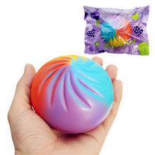Others Squishy Rainbow Bun Random Color 8.5Cm Soft Slow Rising With Packaging Collection Gift Decor Toy
