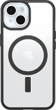 Otterbox React MagSafe Backcover Apple iPhone 13, iPhone 14, iPhone 15, iPhone 16e Transparant, Zwart MagSafe compatible, Inductieve lading