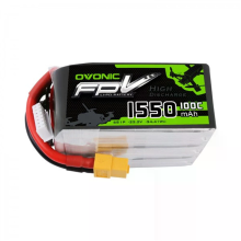 OVONIC 22.2V 1550mAh 100C 6S LiPo batterij XT60 stekker voor RC auto RC vliegtuig/Drone