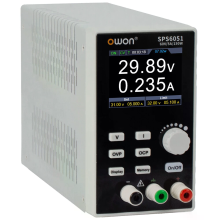 OWON SPS Programmeerbare DC voedingsbron SPS6051 SPS3081 Ventilatieloos Laag Geluid 60V/30V 5A/8A 1CH 2.8 Inch LCD USB