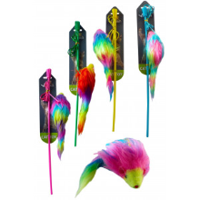 Papillon Hengel Met Regenboog Muis Voor De Kat Per Stuk