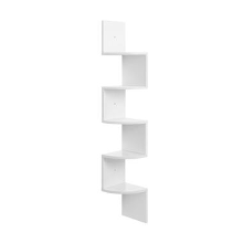 Parya Home Wandplank   5 planken   Vintage   Wit