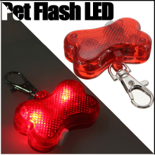 Pet Dog Cat Safety Led Flash Blink Light Tag Collar New