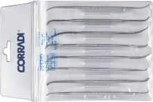 PFERD TOOLS 19505752 Set precisie riffelvijlen 8 delig type 575 Zwitserse kap 0 grof Lengte 150 mm 1 stuk(s)