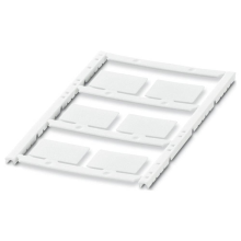Phoenix Contact 1073987 UCT4 EMP (27X17,5) Opschriftlabel Montagemethode: Vergrendelen Markeringsvlak: 17.5 X 27 mm Wit 10 stuk(s)