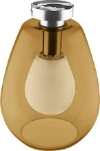 Plafondlamp LED E27 Energielabel: Afhankelijk van de lamp 40 W LEDVANCE Vintage Edition 1906 Cone 4058075216983 Oranje