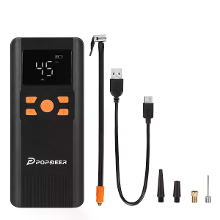POPDEER PD AP1 5000mAh 22.2Wh Draadloze Auto Luchtcompressor 12V 150PSI Draagbare Auto Bandenpomp Slimme Digitale Opblaa