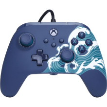 PowerA Advantage Wired Controller   Aqua Wave gamepad