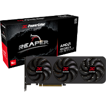 PowerColor Radeon RX 9070 XT Reaper 16GB GDDR6 grafische kaart RDNA4, GDDR6, 3x DisplayPort, 1x HDMI