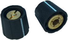 PSP S150 600 1 S150 600 1 Draaiknop Zwart (Ø x h) 15 mm x 13.5 Mm 1 stuk(s)