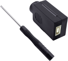 Quadrios 2001C203 USB 2.0 Modulaire busset, type B Bus, recht 1 stuk(s)