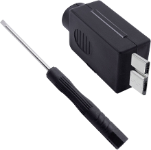 Quadrios 2001C212 Micro USB 3.0 Modulaire stekkerset, type B Stekker, recht 1 stuk(s)