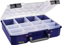 Raaco Carrylite 80 4x8 12 Assortimentskoffer Aantal Vakken: 12