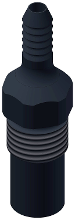 REED Electronics Schlauchtülle für Schlauch ID 6mm Slangmondstuk 1 stuk(s)