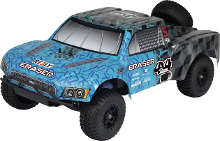 Reely Eraser Brushless 1:10 RC auto Elektro Short Course 4WD 100% RTR 2,4 GHz Incl. Accu, oplader en batterijen voor de zender