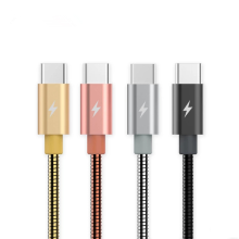 Remax Rc 080a 2.1A Metal Usb Type C Fast Charging Data Cable For Samsung S8 Xiaomi 6 Huawei M9