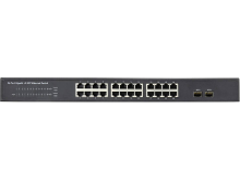 Renkforce Renkforce 24 Port Gigabit Switch Ethernet Switch 24 + 2 poorten 10 / 100 / 1000 Mbit/s