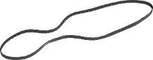 Renkforce RF 3324278 Reserveonderdeel X/Y paar tandriemen Geschikt voor: Renkforce RF100 XL, Renkforce RF100 XL Plus, Renkforce RF100 XL R2