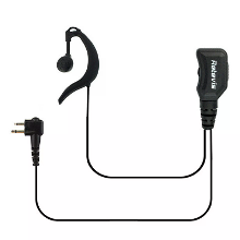 Retevis EEM001 Walkie Talkie Oorhaak Verstelbaar Volume M type Dubbele Pin Compatibel met Motorola GP2000 GP300 GP68 GP8