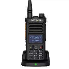 Retevis RA89R 10W Walkietalkie Dual Band 200 Kanalen Draadloze Mobiele Programmeren 2800mAh Lange Batterij Type C Oplade