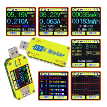 RIDEN® UM34C Voor APP USB 3.0 Type C DC Voltmeter Ampèremeter Spanning Stroommeter Batterijlading Meten Kabelweerstandst