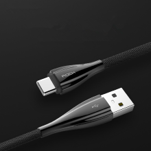 Rock 2a Reversible Braided 1m Charging Data Usb Type C Cable