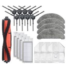 Roidmi EVE Plus Robot Stofzuiger Hoofdborstel HEPA Filter Zijborstel Stofzak Dweildoek Vervangende Accessoires Onderdele